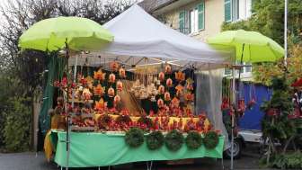 Stimmungsvoller Marktstand