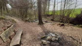 Feuerstelle am Rummelbach