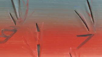 Emmanuelle Castellan, «Troubles», 2020, Öl auf Leinwand, 70 x 40 cm