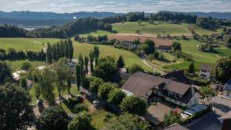 Luftaufnahme Wirtshaus Rütihof