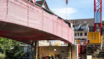 Seltener Anblick einer Brücke.