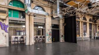 Die grosse Ofenhalle im Industriechic