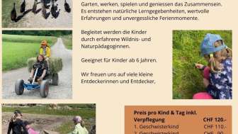 Flyer Kinderferien 2026