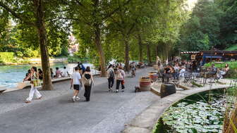 Kajüte an der Limmatpromenade
