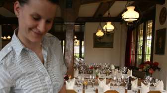 Essen und Trinken im Restaurant Hallwyl, Seengen
