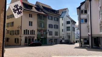 Cordulaplatz vom Brunnen