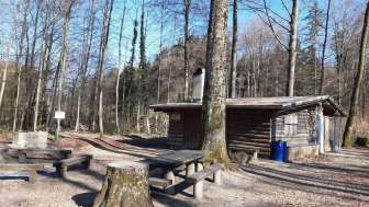 Picknickplatz Fröschenteich Waldhütte