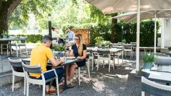 Restaurant Schützen Rheinfelden Gartenbereich