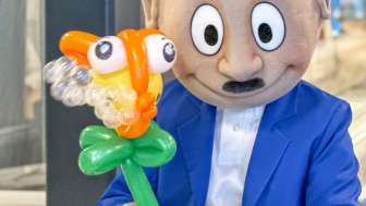 Papa Moll mit Ballonkunst zum Mitnehmen