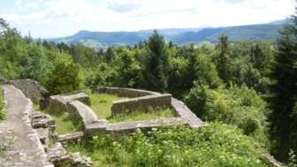 Aussicht Ruine Alt-Thierstein