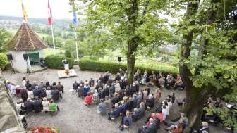 Lindenterrasse Schloss Wildegg