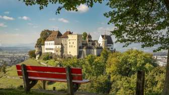 Goffersberg Aussicht Schloss Lenzburg