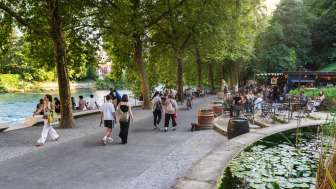 Kajüte an der Limmatpromenade