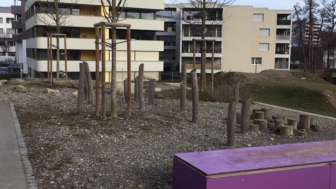 Lenzburg Spielplatz Schulhaus Angelrain