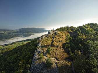 Der Jurapark Aargau ist ein Regionaler Naturpark von nationaler Bedeutung. Das Parkgebiet unweit von Bad Zurzach umfasst die Hügellandschaft des Ketten- und Tafeljuras zwischen Brugg, Laufenburg, Rheinfelden und Aarau.
Auf dem Weg ‚Rund um Sulz‘ den Cheisacherturm entdecken, in der Idylle bei Hottwil Wein und Landschaft geniessen oder Energie tanken bei der 800jährigen Linde von Linn – der Jurapark Aargau bietet Ruhe und Regeneration.
