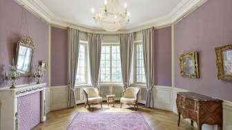 Das renovierte 18ième-Zimmer, 2026, Museum Langmatt, Foto © Hannes Henz