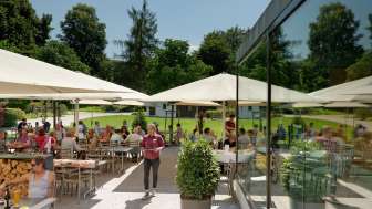 Terrasse Restaurant Gnadenthal Reusspark