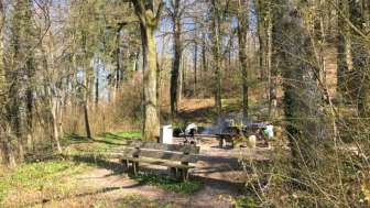 Schweizer Familie Feuerstelle Laufenburg