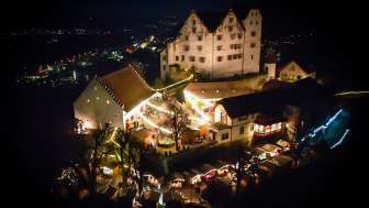 Wiehnachtsmaert schloss wildegg luftaufnahme