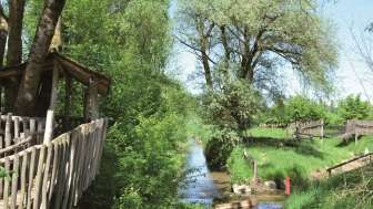 Wasserspielplatz an der Bünz beim Murimoos
