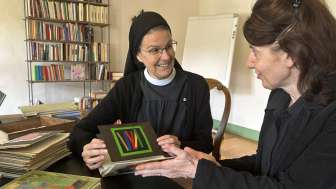 Priorin Irene Gassmann und Esther Vorburger