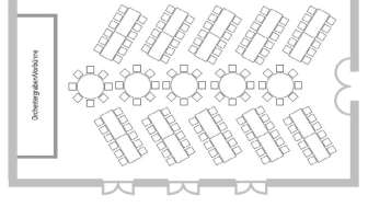 Löwensaal mit Vorbühne
