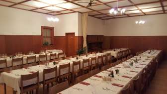 Der Grosse Homberg-Saal, bis MAX 90 Gäste.