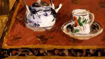 Camille Pissarro, «Stillleben mit Tasse und Teekanne», 1900, Museum Langmatt.