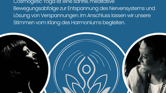 Flyer Cosmogetic Yoga & Mantrasingen