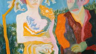 Paul Camenisch (1893 – 1970), Das Brautpaar (Oblomow und Oljga), 1928<br>Öl auf Leinwand, 124 x 114 cm<br>Aargauer Kunsthaus / Schenkung Martha Camenisch, 1981<br>© Nachlass Paul Camenisch<br>Foto: Jörg Müller
