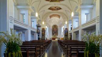 Innenansicht Stadtkirche St. Martin Olten
