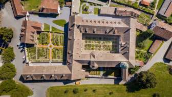 Kloster Fahr Vogelperspektive