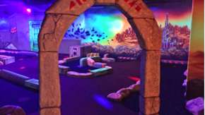 4D-Minigolf Anlage