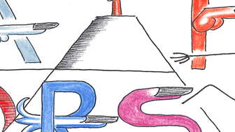 02 Buchstaben weisen Weg_Illustration: © Roger Kaysel
