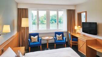 Doppelzimmer Hotel Schiff am Rhein