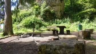 Feuerstelle Ruine Alt-Thierstein