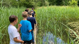 Exkursion beim Teich Eriwis
