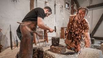 Römisch Schmieden im Legionärspfad Vindonissa © Foto: Museum Aargau
